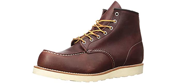 Red Wing Men's Heritage Classic - Moc Toe Wedge Sole Work Boots