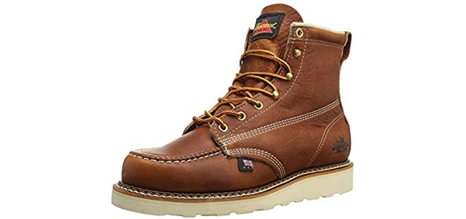 Thorogood Men's American Heritage - Wedge Sole Roofing Construction Work Boots