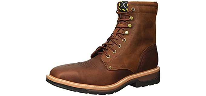 Twisted-X Store Men's Lite - Western Square Toe Work Boots 