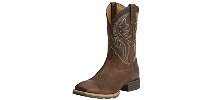 Ariat Men's Hybrid Rancher - High Arch Boots for Ranch Work