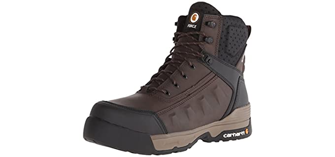 Carhartt Men's Force - Composite Toe Zipper Work Boots