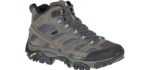 Merrell Women's Moab 2 Mid - Best Work Boots for High Arches