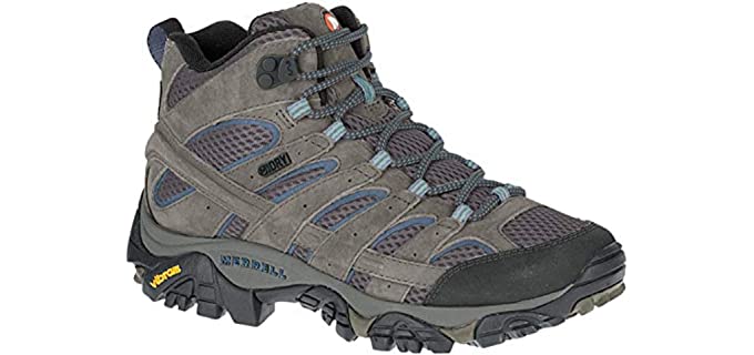 Merrell Women's Moab 2 Mid - Best Work Boots for High Arches
