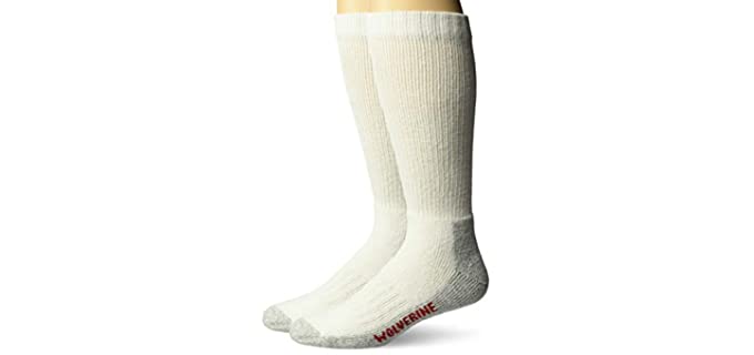 Wolverine Men's Steel Toe - Mid-Calf Work Socks for Boots