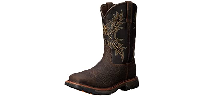 Ariat Men's Work Hog - Comfortable Soft Toe Work Boots for Walking All Day