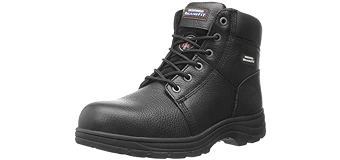 Skechers Men's Workshire - Work Boots for Ankle Support