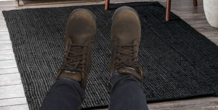 Wearing Skechers Workshire Peril Steel Toe Boot in brown color