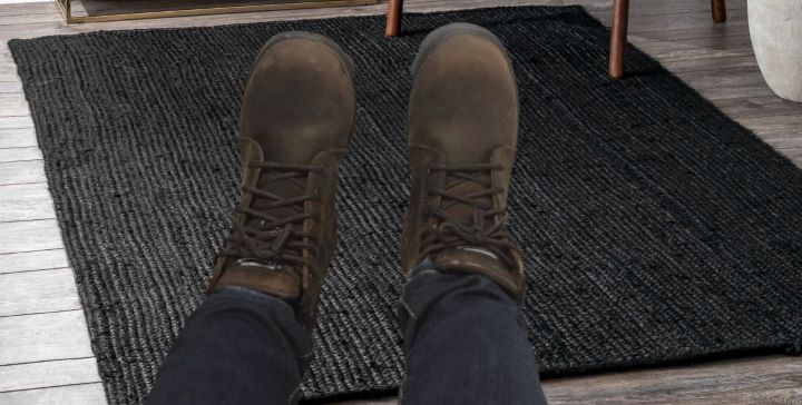  Wearing Skechers Workshire Peril Steel Toe Boot in brown color