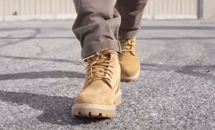 Checking the stability of the affordable work boots