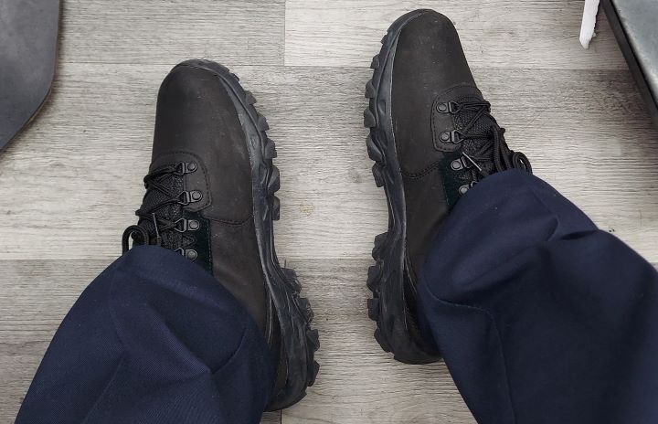 Having Columbia's affordable work boots in a black color