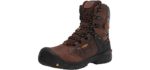 Keen Men's Dover 8 Inch - Work Boot with Composite Toe