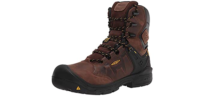 Keen Men's Dover 8 Inch - Work Boot with Composite Toe