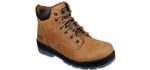 Skechers Men's Argum-Alkova - Work Boot Steel Toe for Plantar Fasciitis