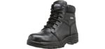 Skechers Men's Workshire Peril - Steel Toe Work Boot for Hammertoes