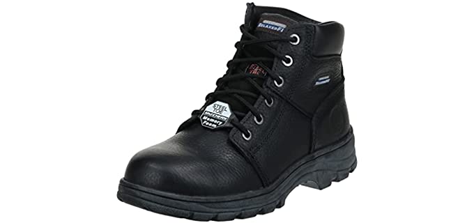 Skechers Men's Workshire - Steel Toe Work Boot for Heavy Men