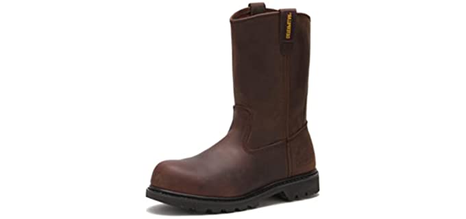 Cat Men's Revolver - Pull-On Work Boot with Steel Toe