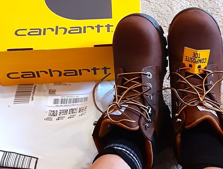 Trying Rugged Flex 6 Inch Comp Toe Work Boot from Carhartt