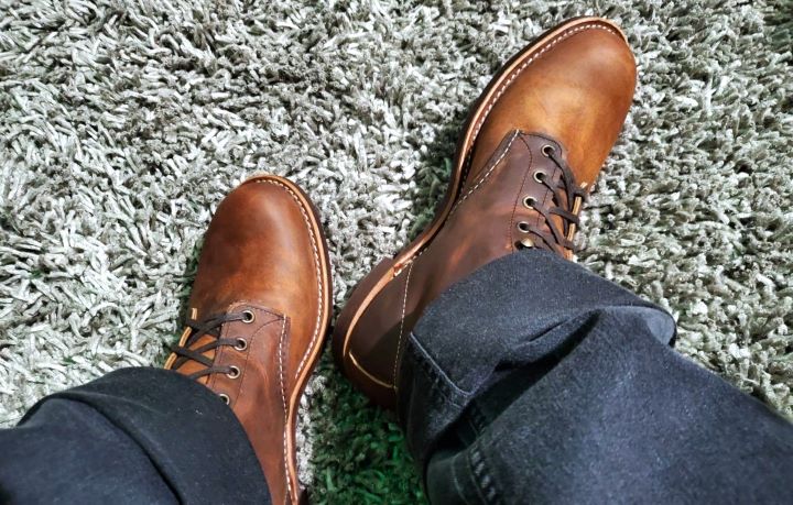  Wearing the Heritage Blacksmith Vibram Boot from Red Wing