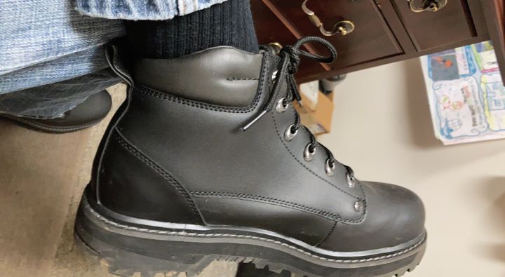 Trying Pilot Utility Boot from Skechers