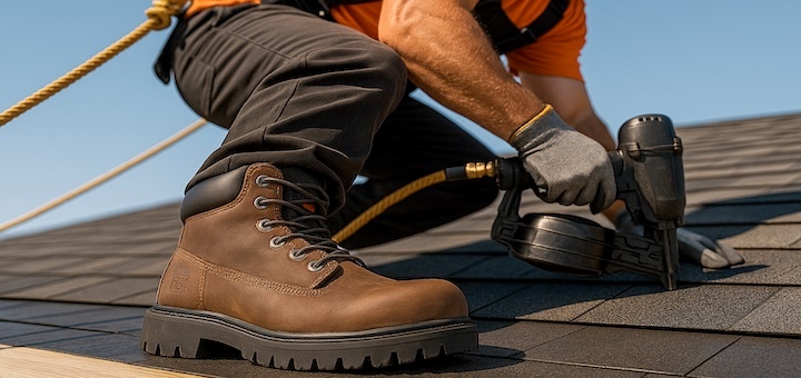 Best Roofing Construction Work Boots Featured Image