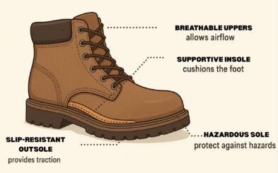 Comfortable & Protective Work Boots Features