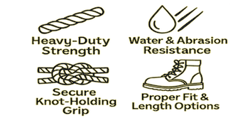 Best Work Boot Laces Features