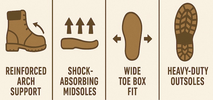 Best Work Boot for Heavy Weight Features