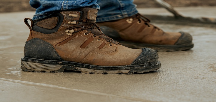 Concrete Workers' Best Work Boots Featured Image