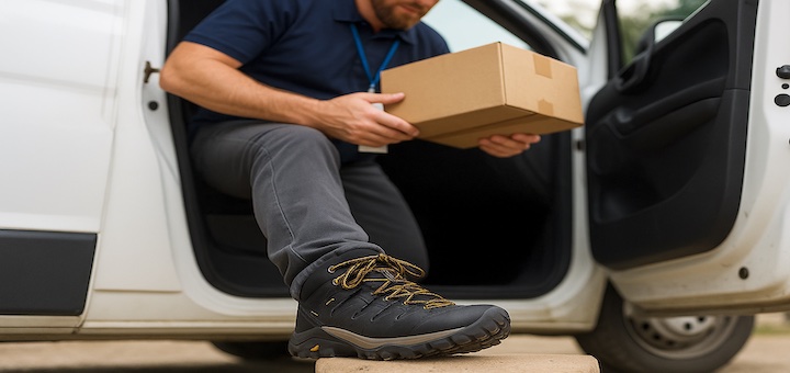 Delivery Driver's Best Work Boots Featured Image