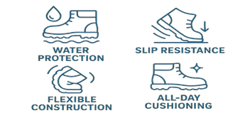 Plumbers Best Work Boot Features