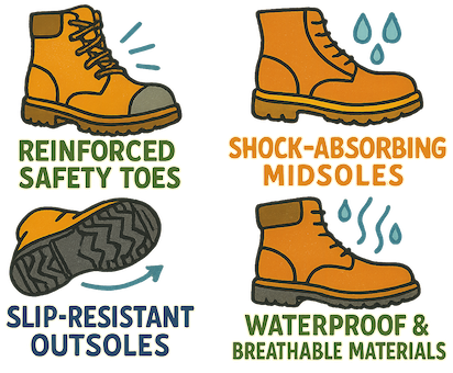 Welders' Best Work Boot Features