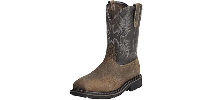 Ariat Men's Siera - Western Style Puncture-Resistant Work Boots