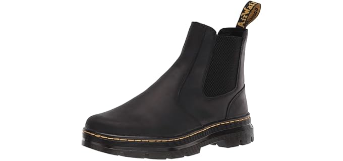 Dr. Martens Unisex Embury - Leather Slip-On Work Boot