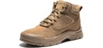 Furuian Unisex Steel Toe - Lightweight Puncture Proof Ventilated Work Boots