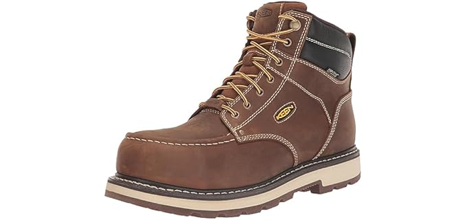 Keen Utility Men's Cincinnati 6 Inch - Waterproof Work Boots For High Arches