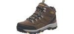 Skechers Men's Relment-Pelmo - Memory Foam Work Boots for Plantar Fasciitis