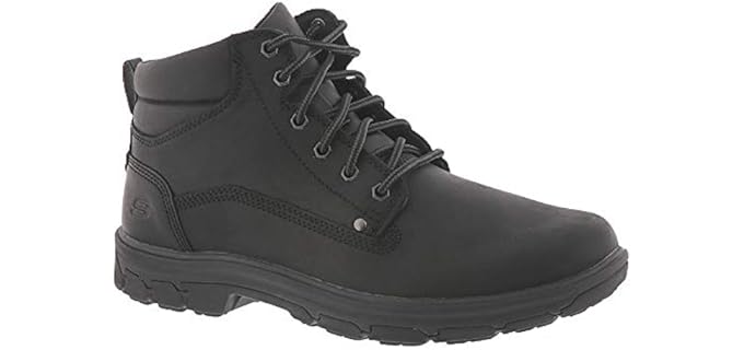 Skechers Men's Segment Garnet - Orthopedic Memory Foam Work Boots