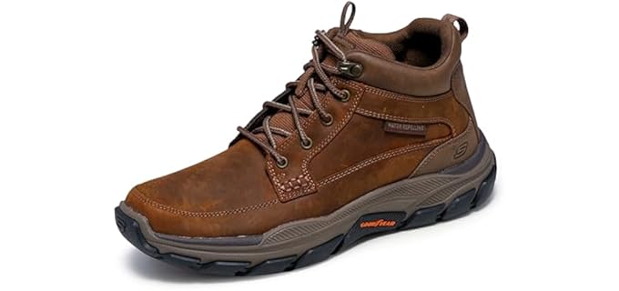 Skechers Men's Respected-Boswell 204454 - Moc Toe Work Boot