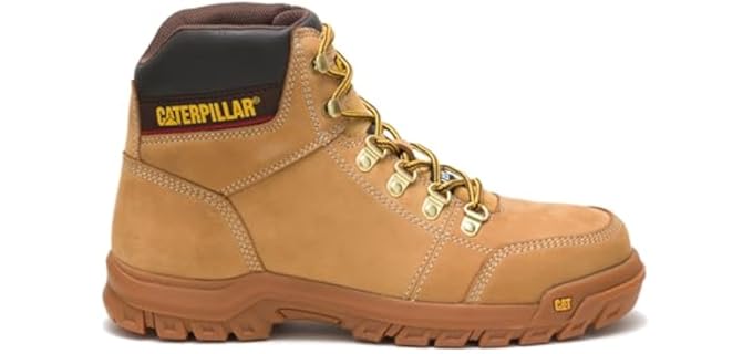 Cat Footwear Men's Caterpillar Outline - Lightweight Ankle Support Work Boot