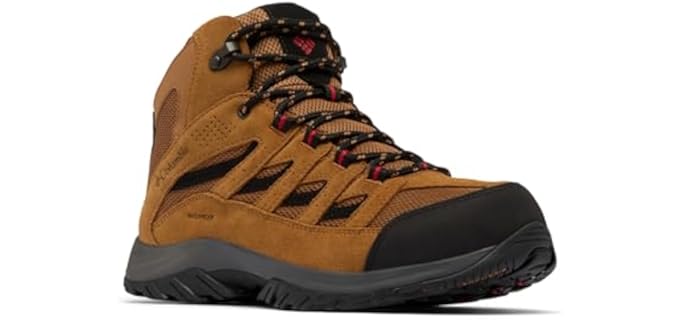 Columbia Men's Crestwood Mid - Canvas Hiking & Work Boot