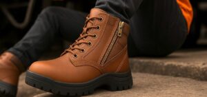 Premium Zipper Work Boots Featured Image