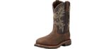 Ariat Men's Workhog SQ Toe - Narrow Feet's Pull-On Work Boots