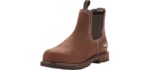 Ariat Men's Groundbreaker Chelsea - Steel Round-Toe Waterproof Work Boot for Plantar Fasciitis