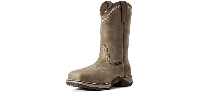 Ariat Women's Anthem Deco - Composite-Toe Western Industrial Work Boots