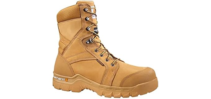 Carhartt Men's Rugged Flex - Waterproof Insulated Work Boot for Concrete