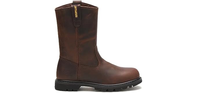 Cat Footwear Men's Revolver - Soft-Toe Industrial Slip-On Work Boot