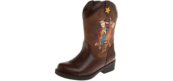 Disney Unisex Pixar Toy Story Woody - Cowboy Western Boots for Kids