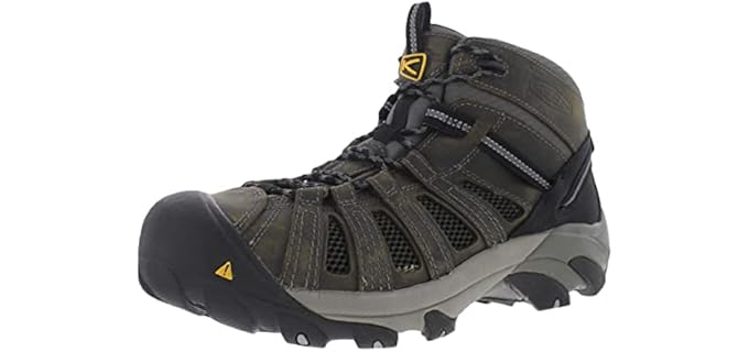 Keen Utility Men's Flint Mid - Ventilated Steel-Toe Work Boots