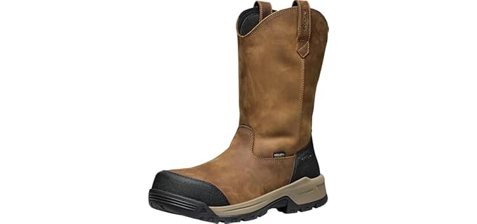 Keen Utility Men's Evanston - Concrete Workers' Composite-Toe Waterproof Work Boots