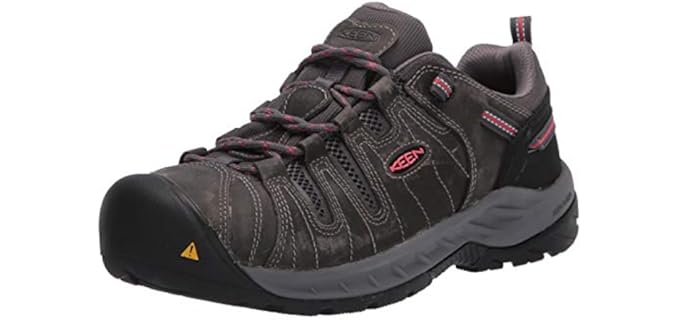 KEEN Utility Women's Flint 2 Low Height - Low-Cut Steel Toe Work Shoes